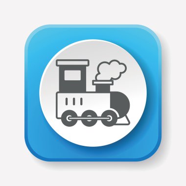 tren simgesi vektör illüstrasyonu