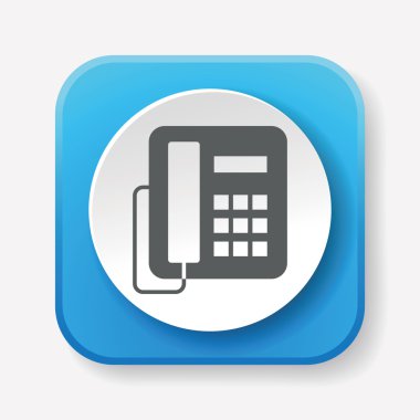 Telefon simgesi vektör illüstrasyonu