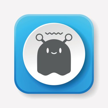 Alan yabancı simge vektör çizim vektör çizim