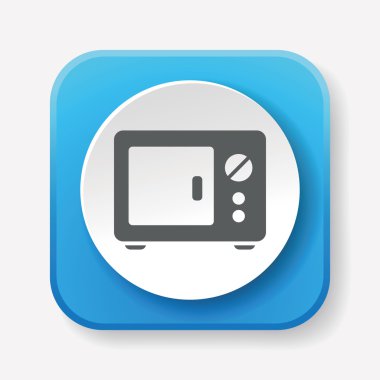 mikrodalga simge vektör çizim vektör çizim