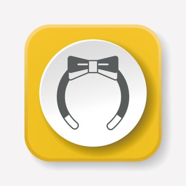 Kafa bandı simge vektör çizim