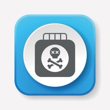 Böcek ilacı simge vektör çizim