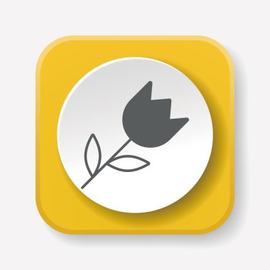 bitki simgesi vektör illüstrasyonu