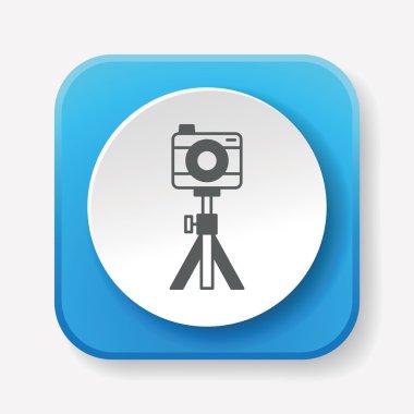 kamera simgesi vektör illüstrasyonu