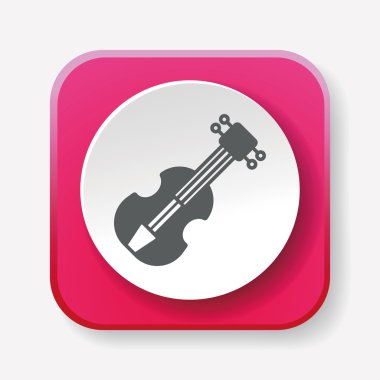 müzik aleti simge vektör çizim