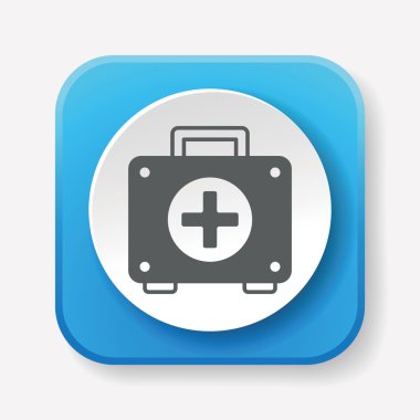 İlk yardım kiti vektör illüstrasyonu