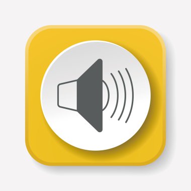 ses simgesi vektör illüstrasyonu