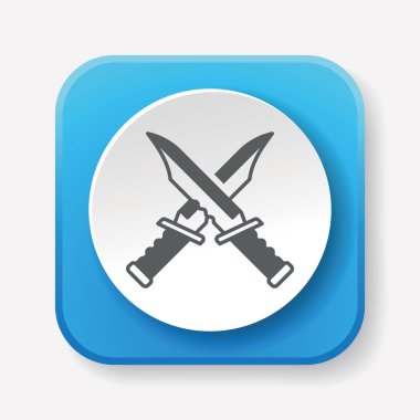 Yardımcı programı'nı bıçak simge vektör çizim