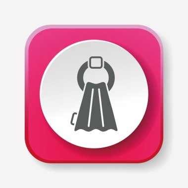 havlu ikonu vektör illüstrasyonu