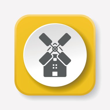 ahır simge vektör çizim