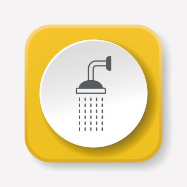 Duş simge vektör çizim