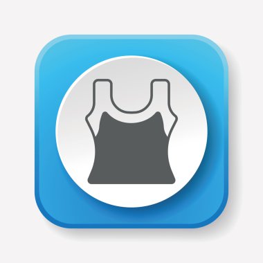 giysi simgesi vektör illüstrasyonu