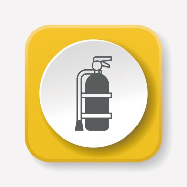 yangın söndürücü ikon vektör illüstrasyonuName