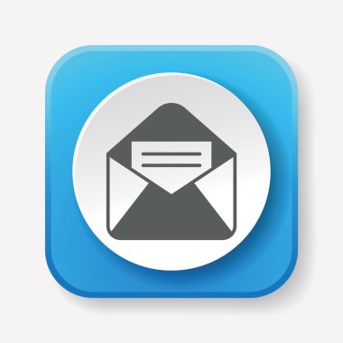 e-posta simgesi vektör illüstrasyonu