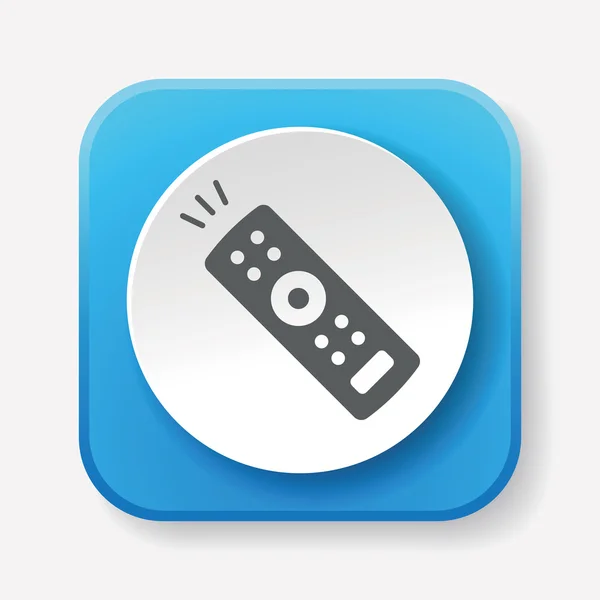 Tv control icon vektor illustration — Stockvektor