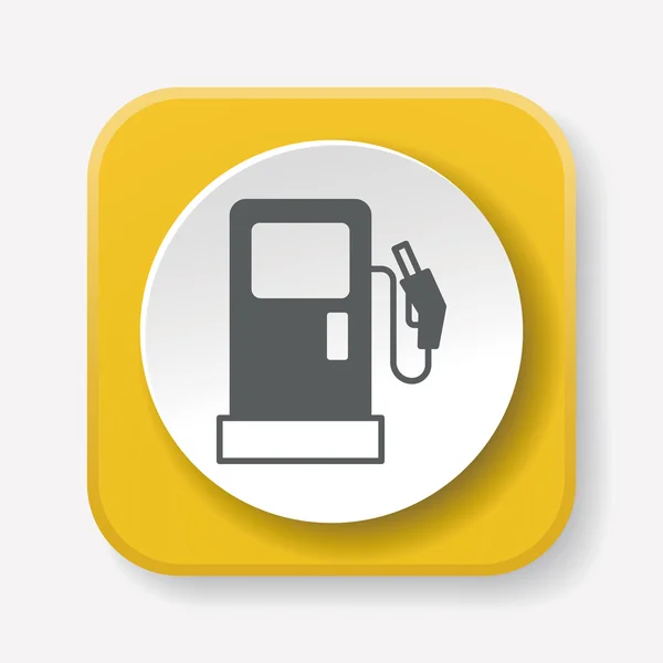 Gas station icon vector illustration — Stock Vector