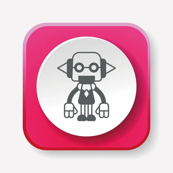 Robot icon vector illustration — Stock Vector