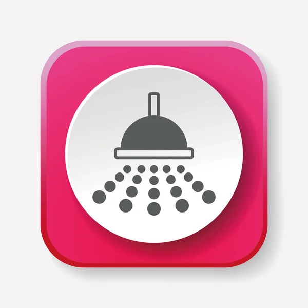 Showerheads icon vector illustration — Stock Vector