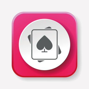 Poker simge vektör çizim