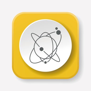 Uzay gezegen simge vektör çizim