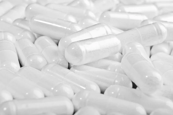 Шаблон белых таблеток — стоковое фото