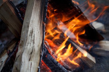 Şöminede Ateş