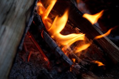Şöminede Ateş