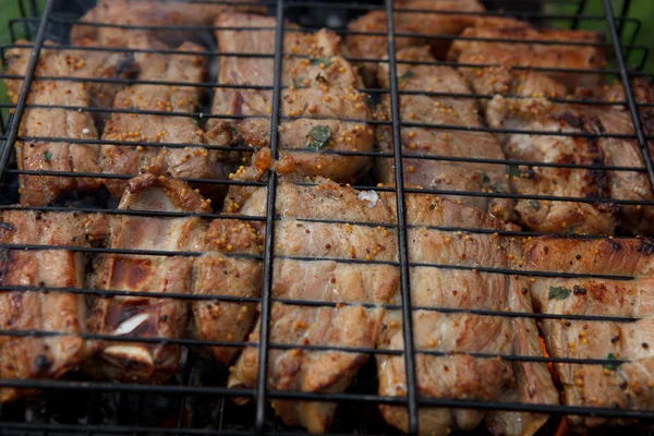 Barbacoa de carne parrilla — Foto de Stock