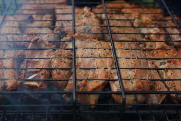 Barbacoa de carne parrilla — Foto de Stock