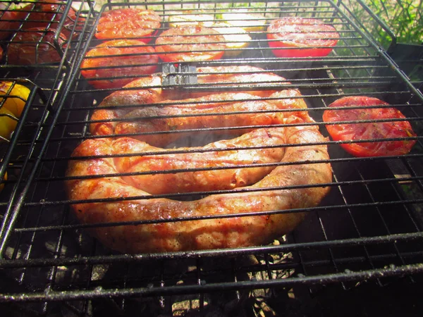 Parrilla barbacoa — Foto de Stock