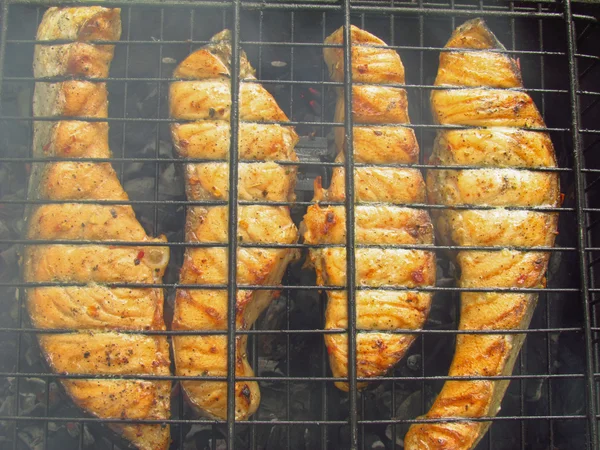 Grillfisch — Stockfoto