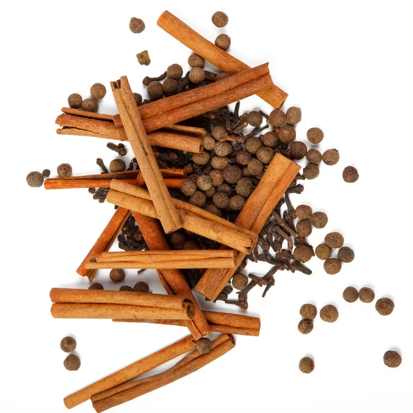 Spice clove cinnamon and pepper — Stock Photo, Image