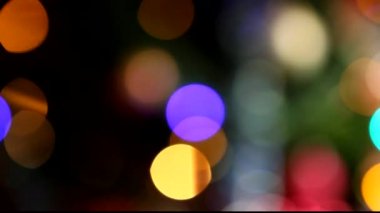 Noel ışıkları bokeh