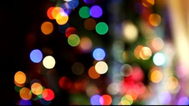 Noel ışıkları bokeh