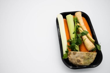 Sıkıştırma için taze organik biyolojik sebzeler