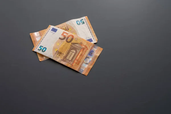 Papier Eurogeld Van Verschillende Denominaties — Stockfoto