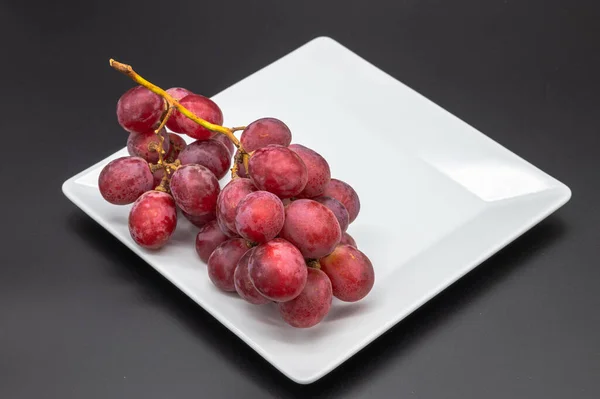 Fresh Grape Whole Bunch Shadow Background — Stock Photo, Image