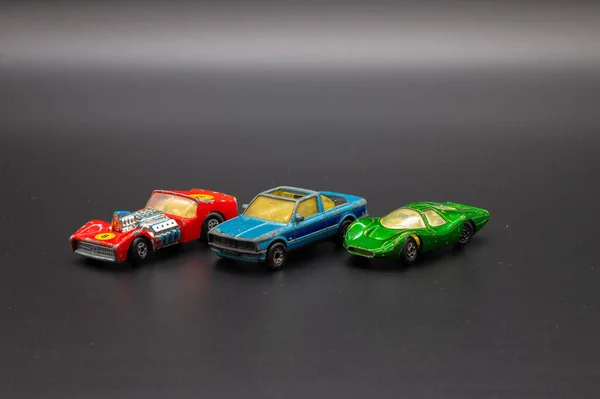 Olsztyn Polska Lutego 2021 Matchbox Cars Different Mod — Zdjęcie stockowe