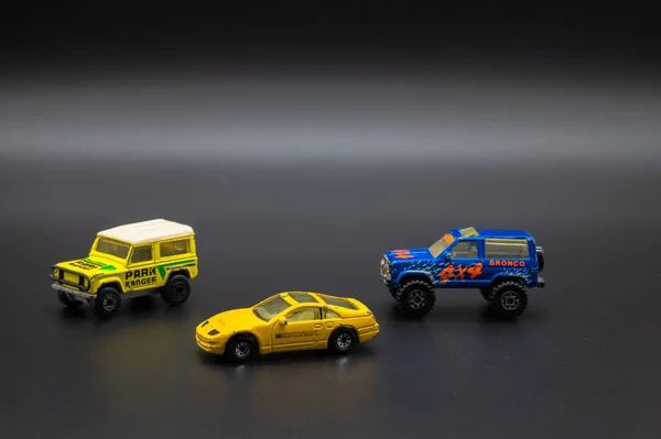 Olsztyn Polska Lutego 2021 Matchbox Cars Different Mod — Zdjęcie stockowe