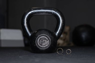 Olsztyn, Polonya - 21 Mart 2021 - Alyanslar spor salonunda fotoğraflandı