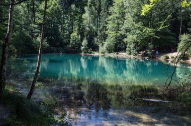 Renkli Göller -, Polonya 05 Temmuz 2025, Wielka Kopa 'nın eteğindeki renkli göllerde yürüyüş.