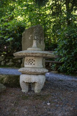 Karpacz, Polonya 'daki Japon Bahçesi. 01 Temmuz 2025. Japon tarzı bir bahçe..