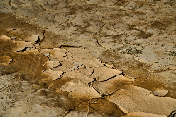 Doğal parktaki toprak ve taşlar. 