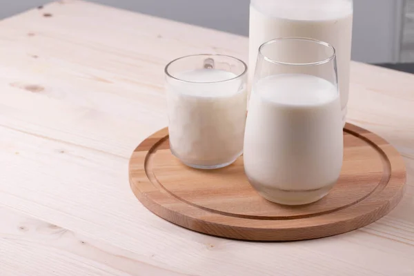 white eggs and milk as calcium concept. minimalism style.