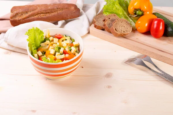 Fresh Vegetable Salad Healthy Eating Concept — Stock Photo, Image