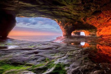 Deniz Mağarası Superior Gölü, Michigan