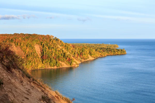 Au Sable Point Sunrise осенью - Верхний полуостров Мичигана — стоковое фото