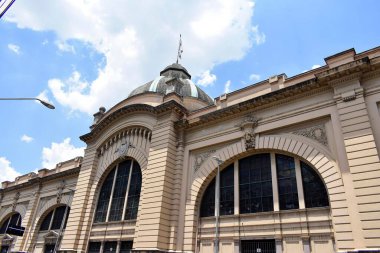 Barselona şehrinin ön cephesi