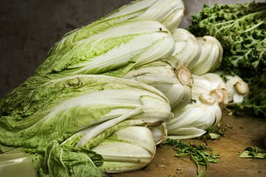 taze organik yeşil sebzeler