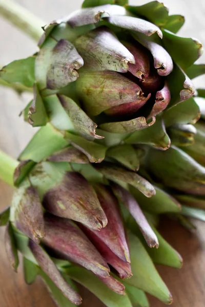 Fresh Green Artichokes Close — Stock Photo, Image